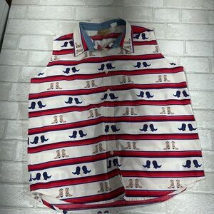 Wrangler Women's Sleeveless Shirt with Boot Print